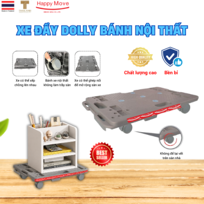 Xe đẩy hàng không tay cầm,Dolly,Xe đẩy Dolly -  Happy Move (home use)