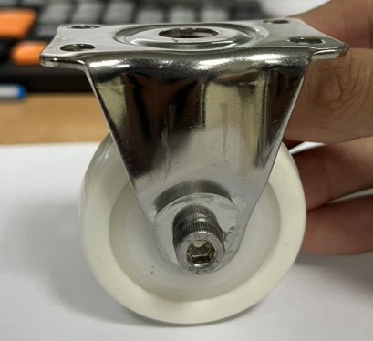 B&Aacute;NH XE ĐẨY NYLON C&Agrave;NG INOX 304 CỐ ĐỊNH