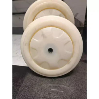 Bánh xe rời  Nhựa PP trắng, bánh xe không gồm càng 100mm - 200mm -Pareo