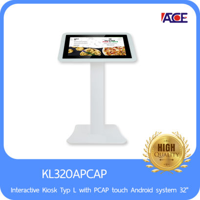Interactive Kiosk Typ L with PCAP touch Android system 32"