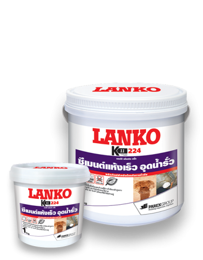 Lanko 224 Rapid Plug, 1 kg/pail, 5 kg/pail &amp; 20 kg/bag
