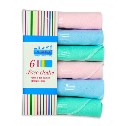 แพ็ค 6 ชิ้น ยี่ห้อ มาม่ามี ผ้าเช็ดหน้า เช็ดมือ เนื้อผ้าผ้าฝ้าย