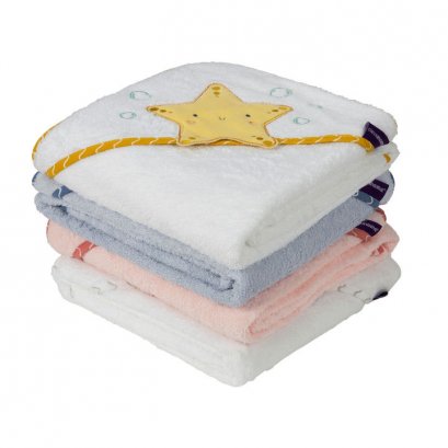 CLEVAMAMA ผ้าเช็ดตัวสำหรับเด็ก นุ่มพิเศษ Extra Large Baby Bath Towel (0m+)