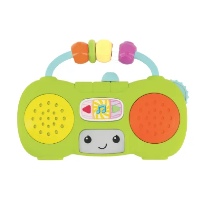 INFANTINO ลำโพงของเด็กเล่น Music & Light Pretend Mini Boombox (6m+)