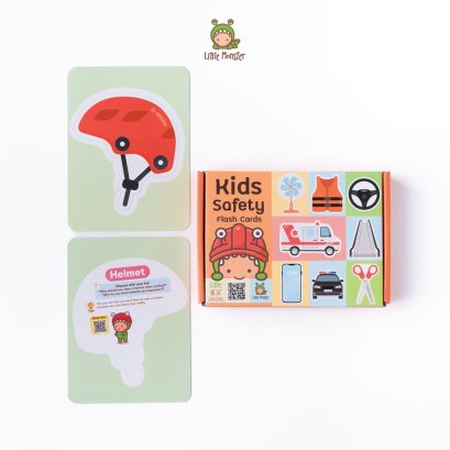 LITTLE MONSTER แฟลชการ์ดหมวดเรื่องความปลอดภัย Kids Safety (1y+)