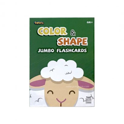 Jumbo Flash Cards - Color & Shape