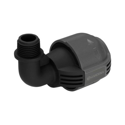 Gardena ข้อต่อตัวL เกลียวนอก 1/2" สำหรับ Sprinkler (02780-20)