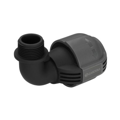 Gardena ข้อต่อตัวL เกลียวนอก 3/4" สำหรับ Sprinkler (02781-20)