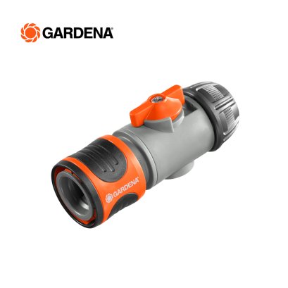 Gardena Hose Connector with Control Valve 13 mm (1/2") - 15 mm (5/8")