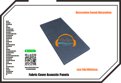 แผ่นกันเสียงสะท้อน Acoustical fabric Sound-Absorption แผ่นซับเสียงกันไฟลาม (Fire Retarder)