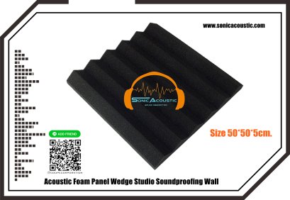 แผ่นกันเสียงสะท้อนลายลิ้ม  Sound Absorption Acoustic Pane