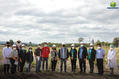 บริษัท เอ็นเนอร์โกร (ประเทศไทย) จำกัด ต้อนรับ เจ้าหน้าที่เกษตรจังหวัดมุกดาหาร และ กรมวิชาการเกษตรจังหวัดมุกดาหาร ในการตรวจเยี่ยมและแนะนำข้อมูล แนวทางในการทำอุสาหกิจกัญชงครบวงจร