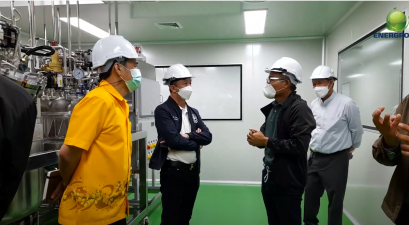 ผู้ตรวจราชการกระทรวงอุตสาหกรรม ลงพื้นที่เยี่ยมชมความคืบหน้าของบริษัทเอ็นเนอร์โกร (ประเทศไทย) จำกัด