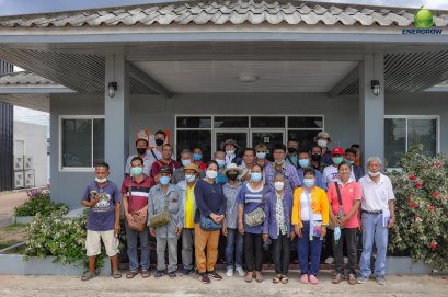 เกษตรกร 5 จังหวัด มุกดาหาร นครพนม ยโสธร อำนาจเจริญ สกลนคร เข้าเยี่ยมชมศึกษาดูงาน แปลงปลูก Out Door   บริษัทเอ็นเนอร์โกร (ประเทศไทย) จำกัด  โครงการอุตสาหกิจกัญชงครบวงจร