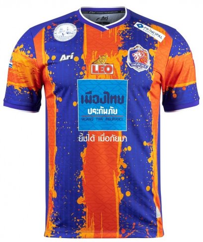 2022-23 Port FC Thailand Football Soccer League Jersey Shirt Home Blue - Player Edition