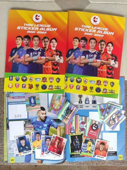 2021 - 2022 Thailand Premier League - Thai League #1 - Stickers Book Set