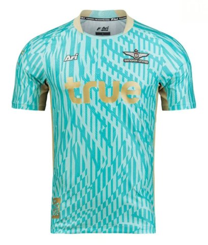 2023-24 Bangkok United Thailand Football Soccer League Jersey Shirt GK Green - Player Edition
