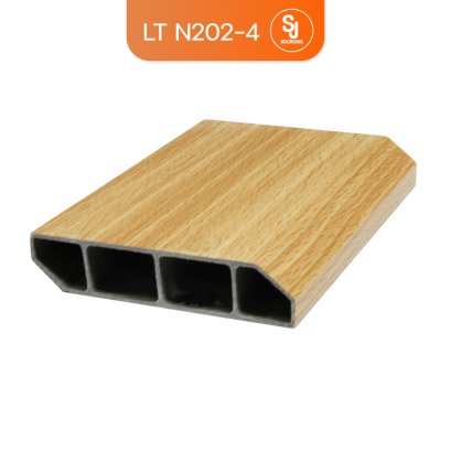 บัวพื้น PVC ลายไม้ LT by COTTO รุ่น N202-4 สูง 7.5 ซม. ยาว 3 เมตร
