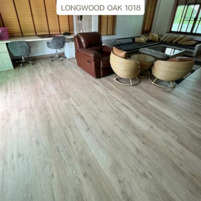 1018 | LT by COTTO พื้น SPC หนา 5 มม. สี LONGWOOD OAK รุ่น IXPE Foam