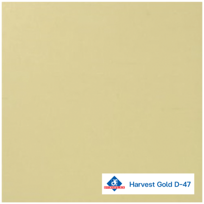 กระเบื้องยางสีเหลืองทอง Harvest Gold D-47