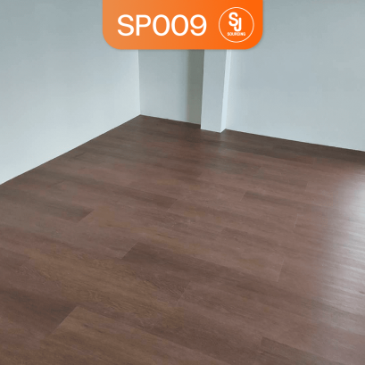 SP009 พื้นไวนิล SPC ลายไม้ UNIX SCG สี Chocolate