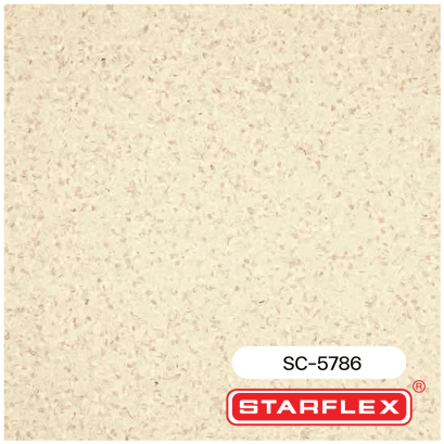 กระเบื้องยางลายหินขัดสีเหลือง Starflex SC-5786