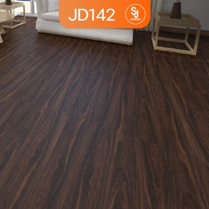 พื้นไวนิลลายไม้ Unix scg JD142 สี Coffee Walnut