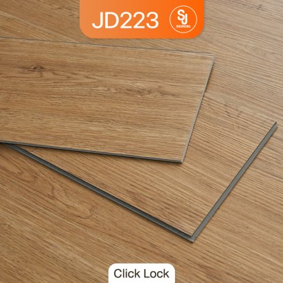 กระเบื้องยางไวนิลคลิ๊กล็อค Unix scg JD223 สี Vanilla Oak