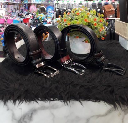 เข็มขัดหนังแท้ หนึ่งนิ้วใช่ได้สองหน้า