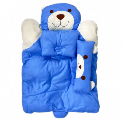 ที่นอนปิคนิคสำหรับเด็ก 3 ชิ้น  ลายหมีน้อย ขนาด 68*110 ซม. คุณภาพดี เกรดA