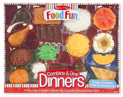 Melissa & Doug รุ่น 8267 Create-A-Meal Good Grains ชุดอาหารจำลอง รู้จักการเลือกทานอาหาร เล่นไป เรียนรู้ไป