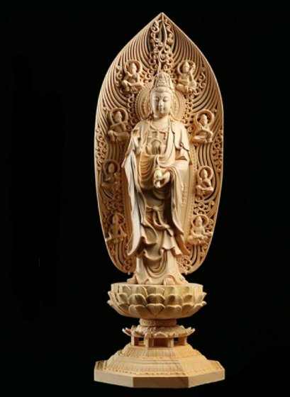 พระโพธิสัตว์กวนอิม ปางประทานพรฉากเทพประทานพร