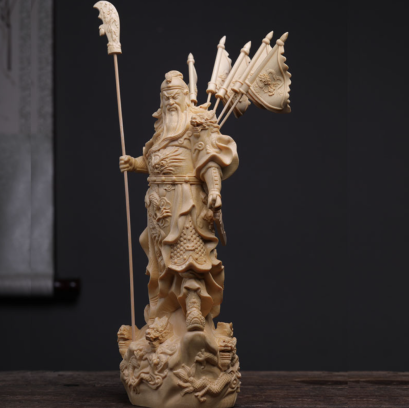 เทพเจ้ากวนอู ปาง5ธงชนะศึก 30CM.