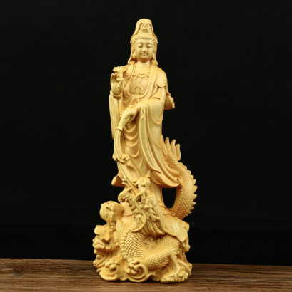 พระโพธิสัตว์กวนอิม ปางประทานพร ขี่มังกร