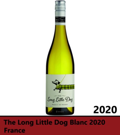 The Long Little Dog Blanc (Gold Medal G&G) 2020