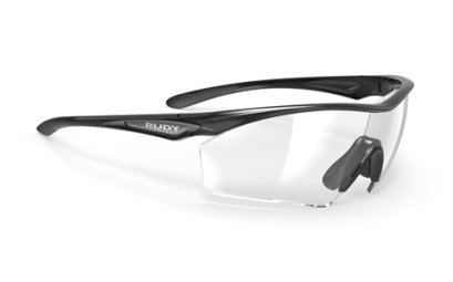 Intron Guard Z87.1/ EN 166:2001 Black Gloss - Transparent Lens
