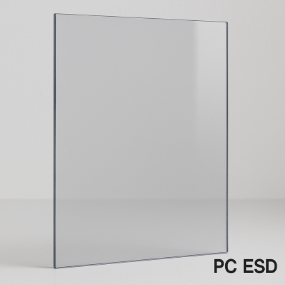 แผ่นโพลีคาร์บอเนตกันไฟฟ้าสถิตย์ (PC, Polycarbonate Antistatic Sheet)