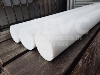 เเท่งตันเทฟล่อน (PTFE, TEFLON Solid Rod)