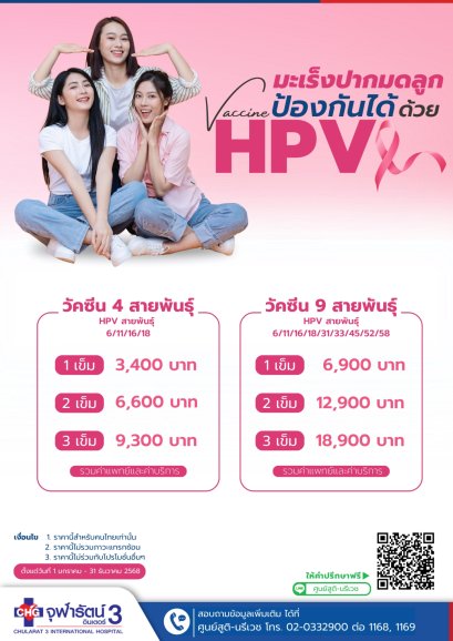 วัคซีนป้องกันเชื้อ HPV