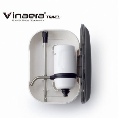 Vinaera เครื่องเติมอากาศไวน์แบบพกพา รุ่น Travel-MV63 สีขาว