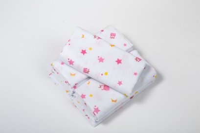 ผ้าอ้อม 29 x 29 นิ้ว บรรจุ 12 ผืน  Baby Cloth Diaper 29" x 29" (12 pcs.)