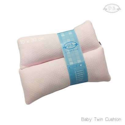 หมอนอิงคู่ ผ้ายืดทอลายจุด Baby Twin Cushion - Dot Cotton Spandex