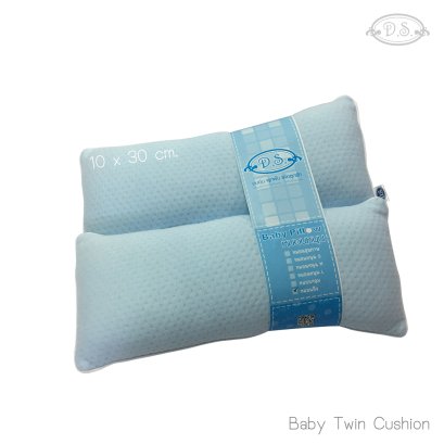 หมอนอิงคู่ ผ้ายืดทอลายจุด Baby Twin Cushion - Dot Cotton Spandex