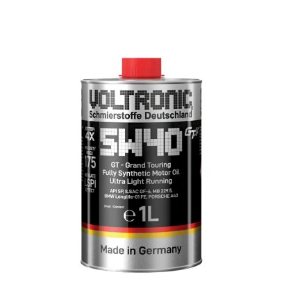 VOLTRONIC 5W-40 GT FULLY SYN SP-RC น้ำมันเครื่องสังเคราะห์แท้