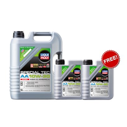 LIQUI MOLY 10W-30 SPECIAL TEC AA ( DIESEL ) ขนาด 6 แถม 1 ลิตร