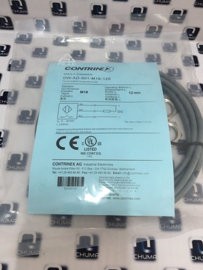Contrinex sensor, DW-AD-501-M18-120