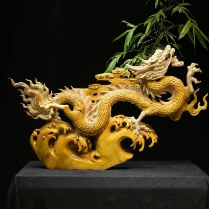 ชุด มังกรทอง ไม้ทองคำ 92 cm.