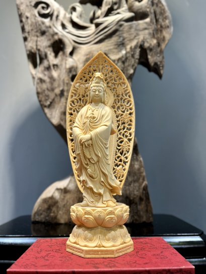 พระโพธิสัตว์กวนอิม ปางยืน 27 cm.