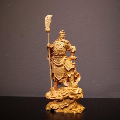 เทพเจ้ากวนอู ปางอารักขา 16 cm