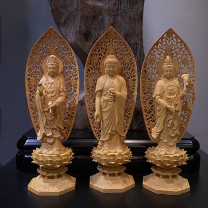 ไตรเทพแห่งประจิมทิศ (ซีฟางซานเสิ้ง) 29 cm